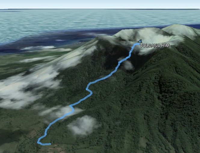Volcano Rim Path Profile